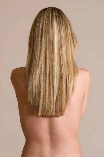 Nahá blondýnka — Stock fotografie