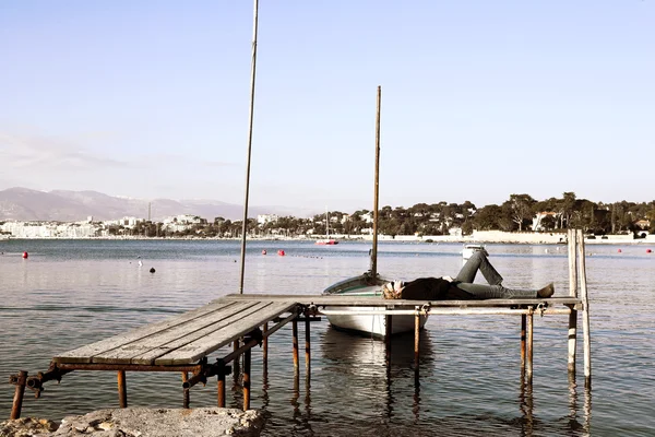 Antibes hamn — Stockfoto