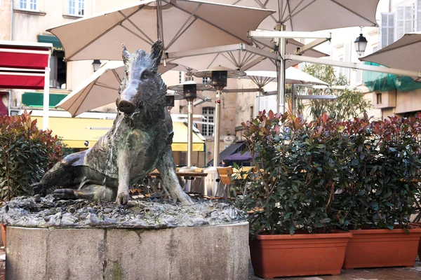 Statua in Aix-en-provence, Francia . — Foto Stock