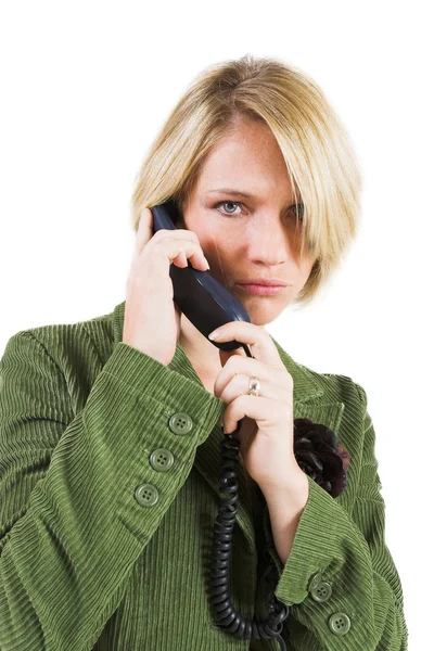 Businesswoman talking on the phone Royalty Free Stock Images
