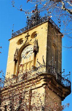 hotel de ville Provence'da, Fransa nın Saat Kulesi