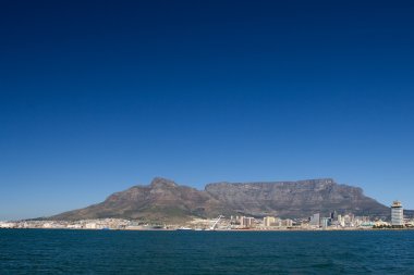 Masa Dağı ve va waterfornt cape Town, Güney Afrika