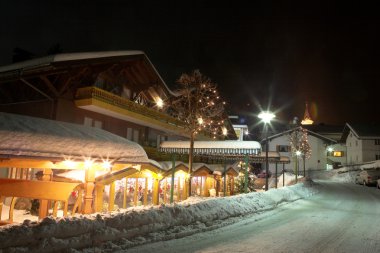 Restoran ve sokaklar Kirchberg, Almanya