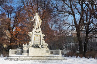 Mozart memorial, Viyana, Avusturya - kopya alanı