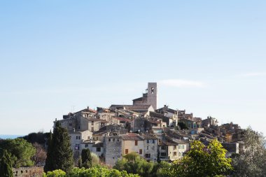The small hilltop town of St Paul, France