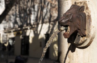 Aslan baş çeşme aix-en-provence, Fransa