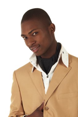 Genç Afrikalı iş adamı