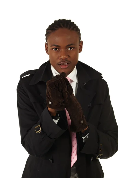 Young black african businessman — Stock Photo, Image