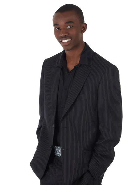 Young Adult black african businessman — Stock Photo, Image