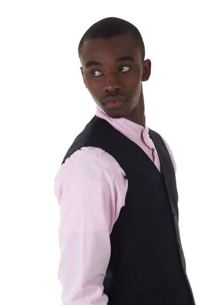 Joven adulto negro africano hombre de negocios — Foto de Stock