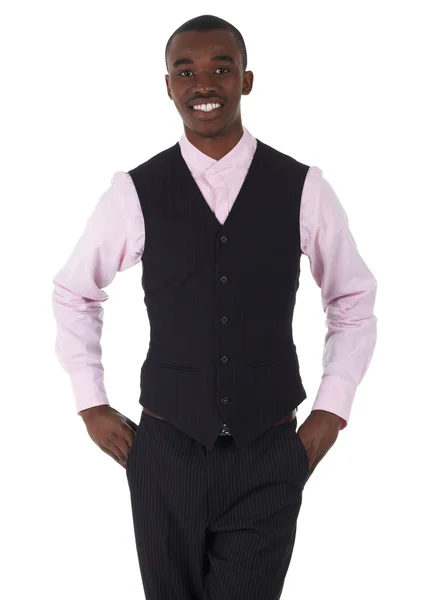 Young Adult black african businessman — Stock Photo, Image