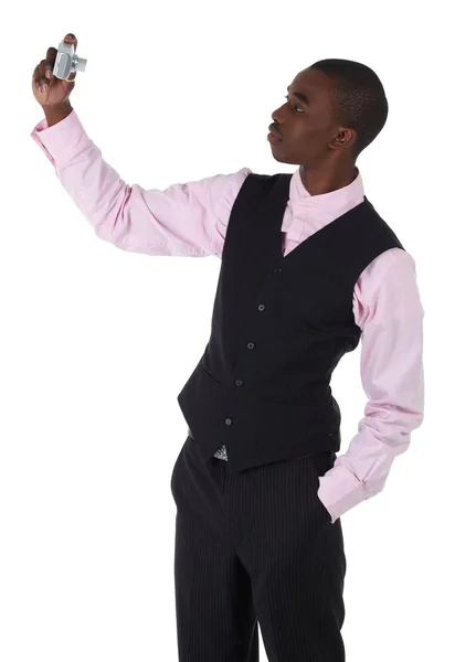 Young black african businessman — Stock Photo, Image