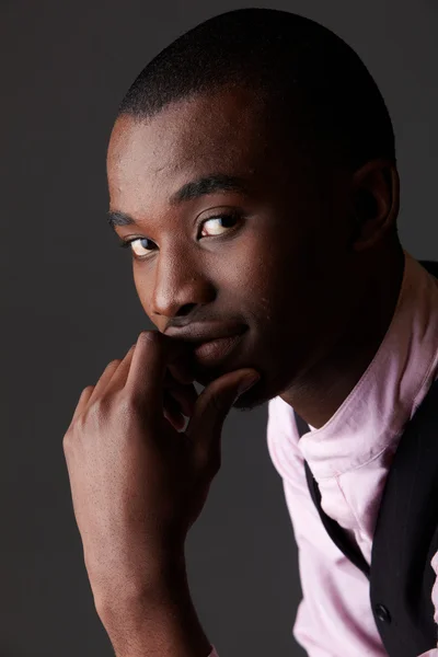 Young black african businessman — Stock Photo, Image