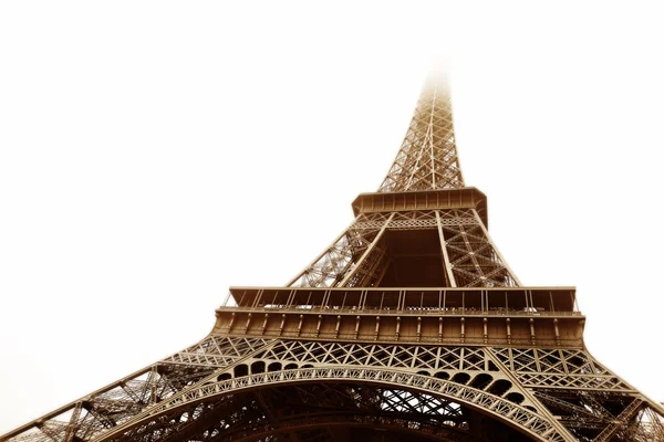 A Torre Eiffel em Paris, França. Espaço de cópia . — Fotografia de Stock