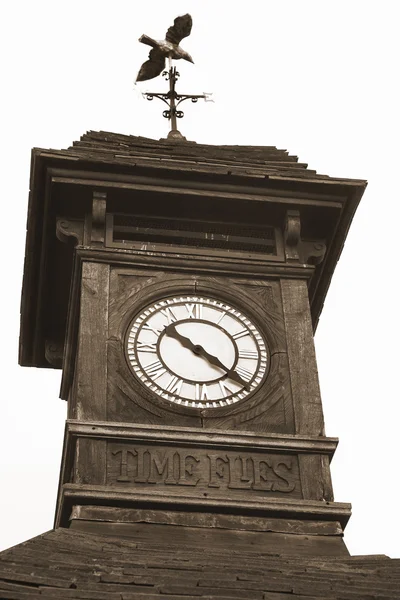 Torre e orologio a Londra . — Foto Stock