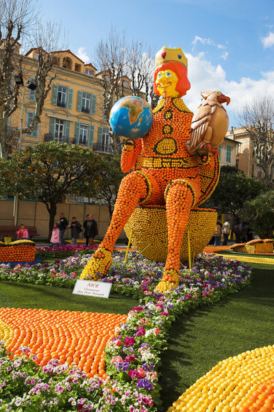The Citrus parade in Menton, France