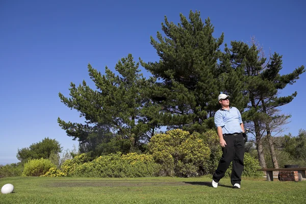 Man playing golf. — Stock Photo, Image