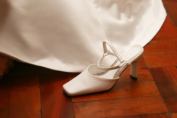 Chaussure de mariée — Photo