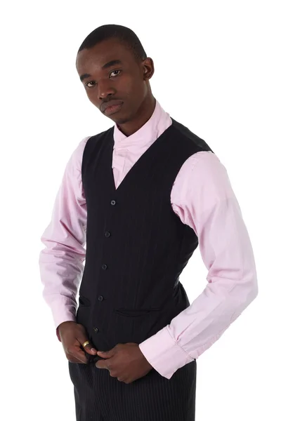 Young Adult black african businessman — Stock Photo, Image