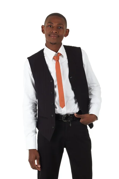 Young Adult black african businessman — Stock Photo, Image