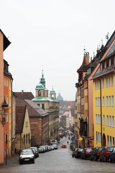 Gader og bygninger i Neurenburg - Munchen - Stock-foto