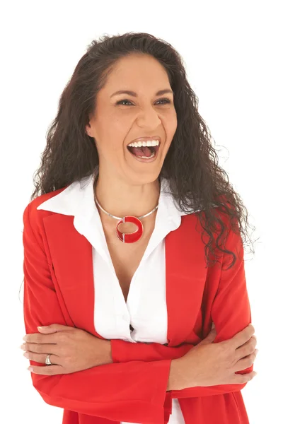 Portrait of a beautiful young Caucasian businesswoman — Stock Photo, Image