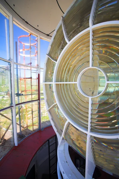 À l'intérieur du phare de Slangkop à Kommetjie, Western Cape . — Photo