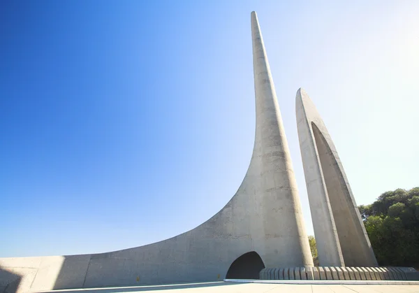 Berühmtes Wahrzeichen des afrikaans language monument in paarl, westkap, südafrika — Stockfoto