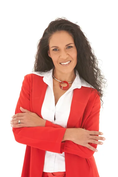 Portrait of a beautiful young Caucasian businesswoman — Stock Photo, Image