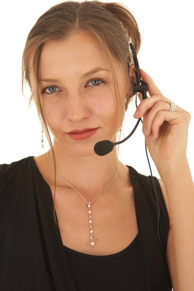 Portrait of a beautiful young Caucasian businesswoman — Stock Photo, Image
