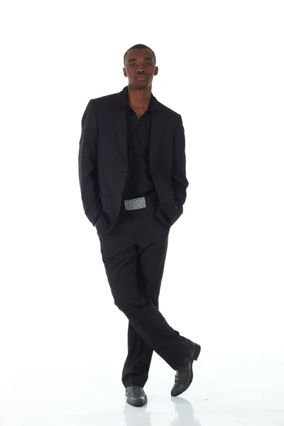Mladý černošky africký podnikatel — Stock fotografie