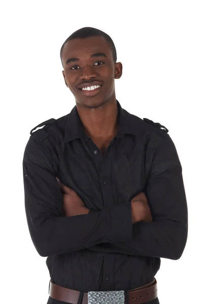 Mladé dospělé černé africké podnikatel — Stock fotografie