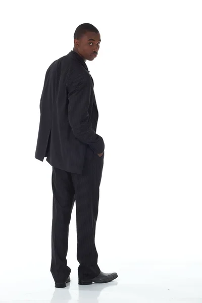 Young Adult black african businessman — Stock Photo, Image