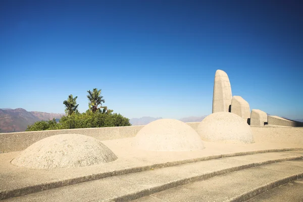 南非荷兰语语言纪念碑在帕尔、 西开普、 南非的著名地标 — 图库照片