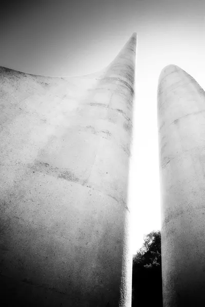 Famoso marco do Monumento da Língua Africana em Paarl, Western Cape, África do Sul — Fotografia de Stock