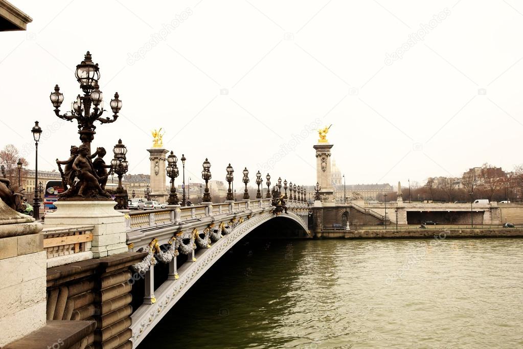 Pont Alexandre III - Bridge in Paris, France