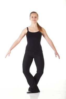 Genç modern jazz dansçısı