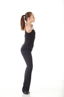 Genç modern jazz dansçısı