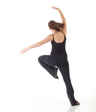 Genç modern jazz dansçısı