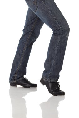 tek erkek Step dansçısı