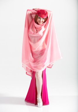 kıvrak yetişkin beyaz dansöz