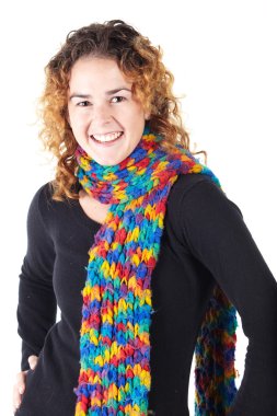 sevimli genç yetişkin beyaz kadın