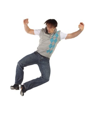 Beyaz erkek Step dansçısı