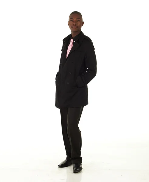 Jonge professionele zwarte Afrikaanse volwassen zakenman — Stockfoto
