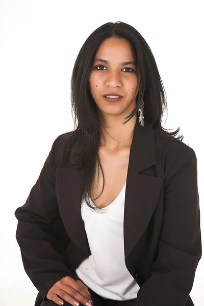 Joven mujer de negocios africana-india — Foto de Stock