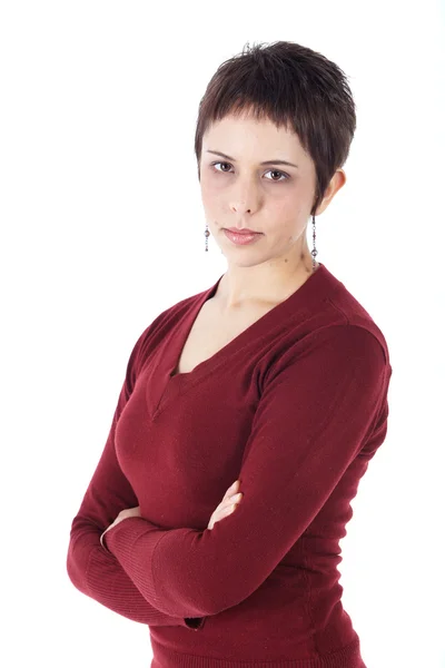Young adult caucasian woman — Stock Photo, Image