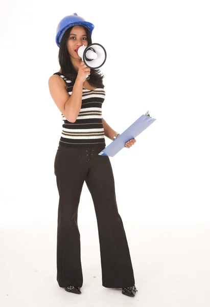 Joven mujer de negocios africana-india — Foto de Stock