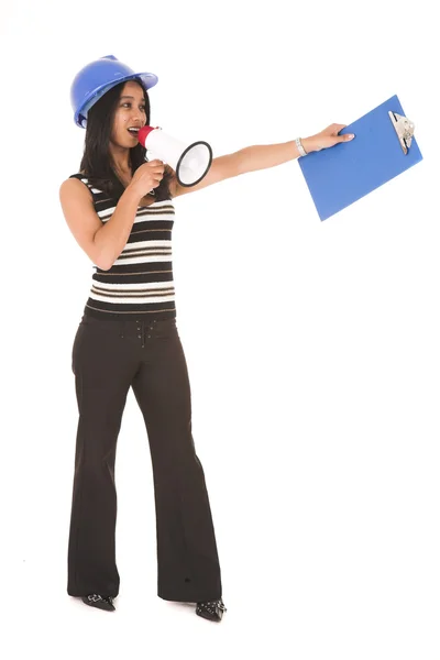 Joven mujer de negocios africana-india — Foto de Stock