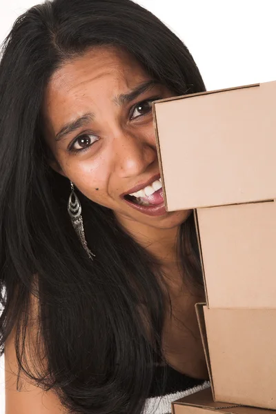 Joven mujer de negocios africana-india — Foto de Stock