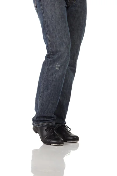 Single male tap dancer — Stock Photo, Image